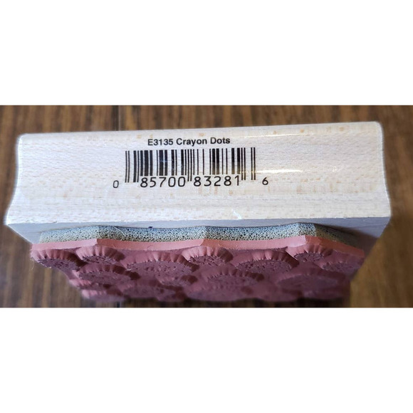 Hero Arts Crayon Dots Wood Mounted Rubber Stamp E3135 - Picture 6 of 9